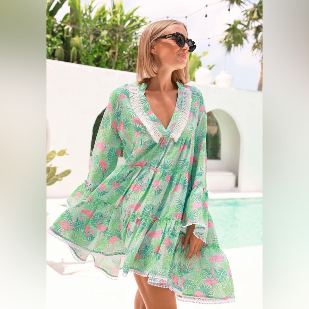 Kenny Flowers The Sunshine State matching Mommy & Me dresses.